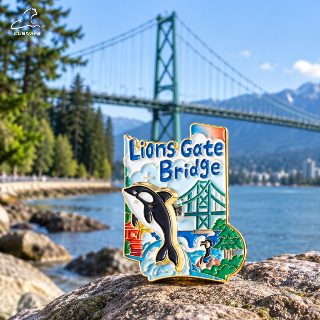 Vancouver Landmark Pin Magnet Blind Bag — image 4