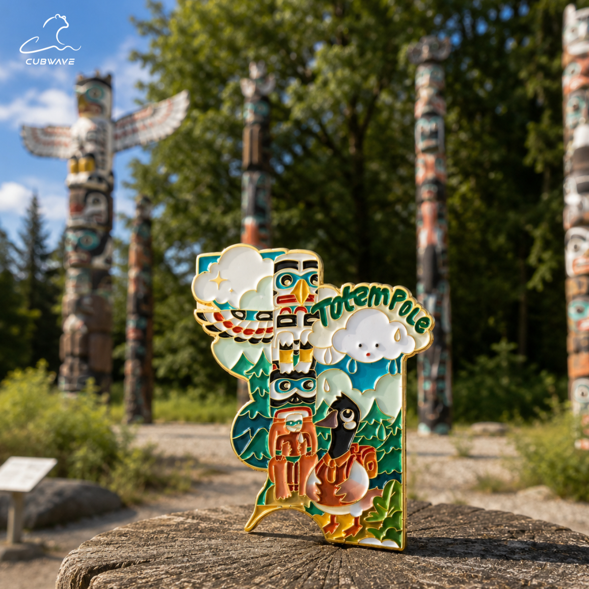 Vancouver Landmark Pin Magnet Blind Bag — image 6