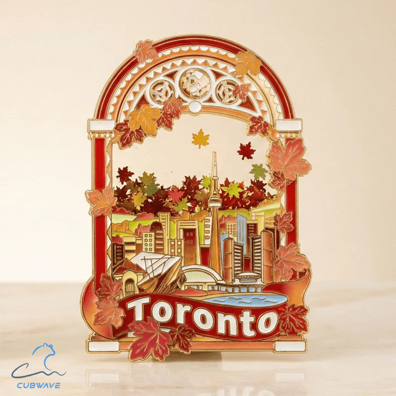 Toronto Skyline Maple-Flow Magnet