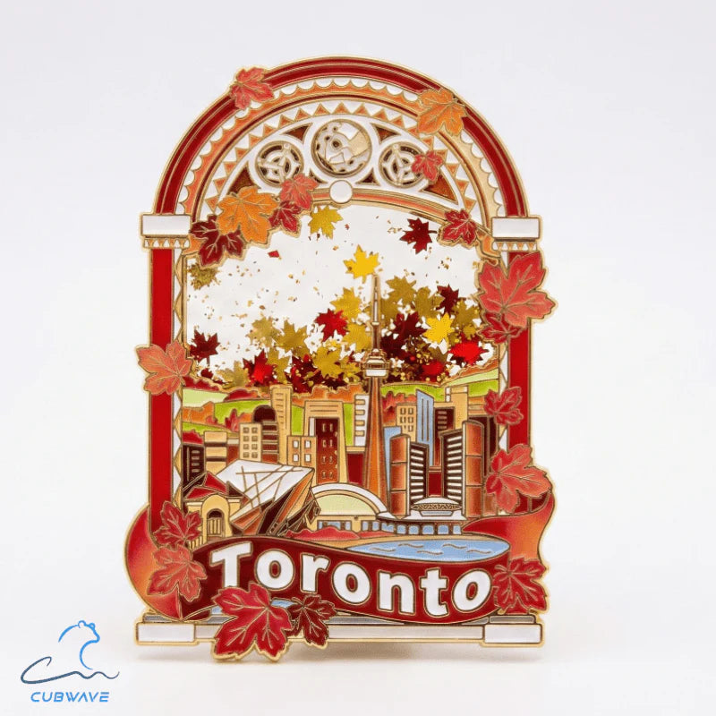 Toronto Skyline Maple-Flow Magnet