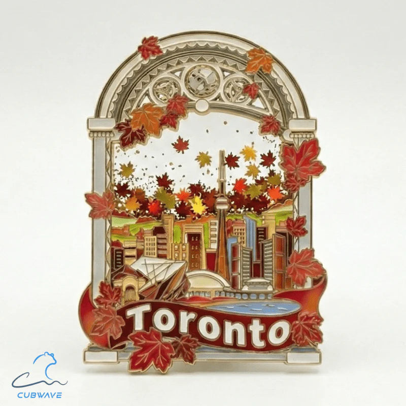 Toronto Skyline Maple-Flow Magnet