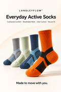 Langley Flow™ Women's Everyday Active Socks – 10-Pair Pack