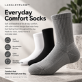 Langley Flow™ Everyday Comfort Socks – 100-Pair Pack