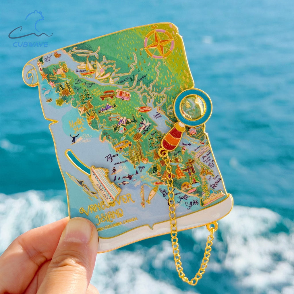 Vancouver Island Discovery Map Interactive Magnet — image 2