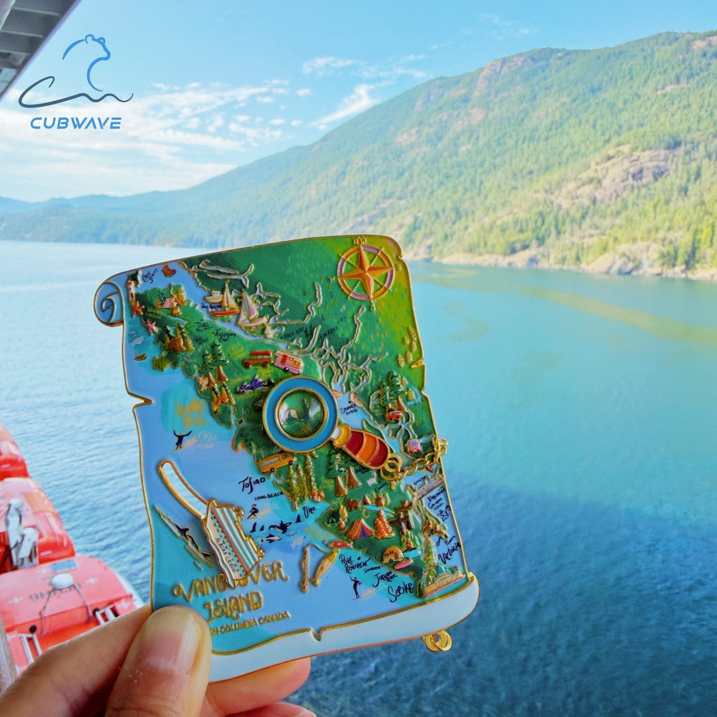 Vancouver Island Discovery Map Interactive Magnet — image 3