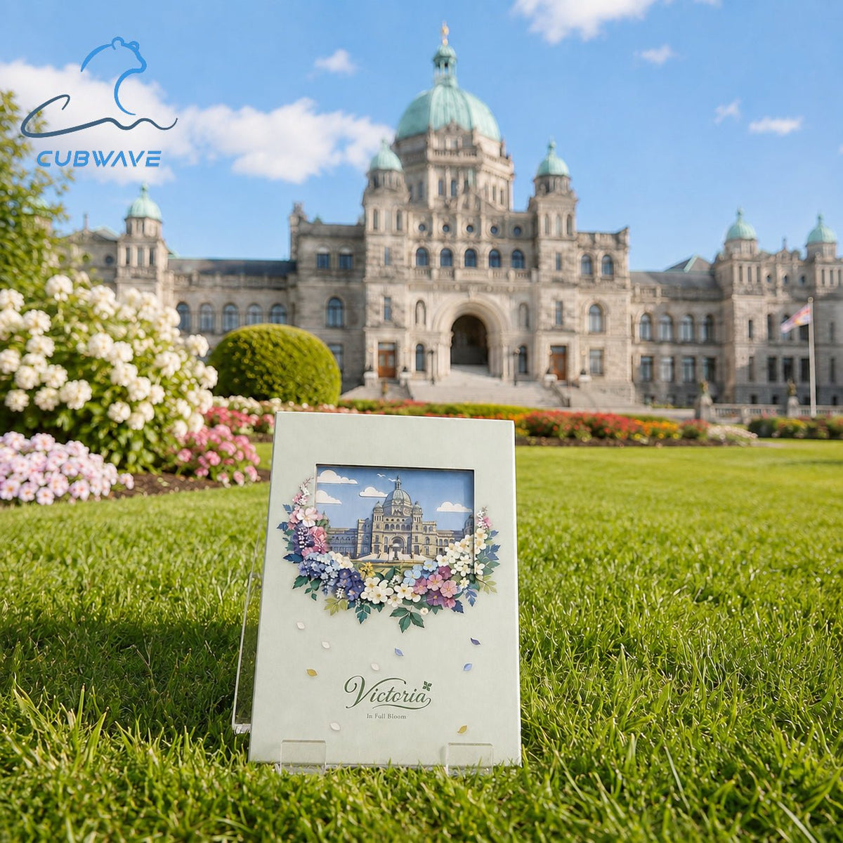 Victoria in Bloom 3D Paper-Cut Notebook — image 2