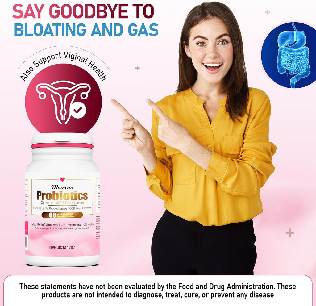 Probiotics 100B CFU | 6 Strains | Gut & Immune Support