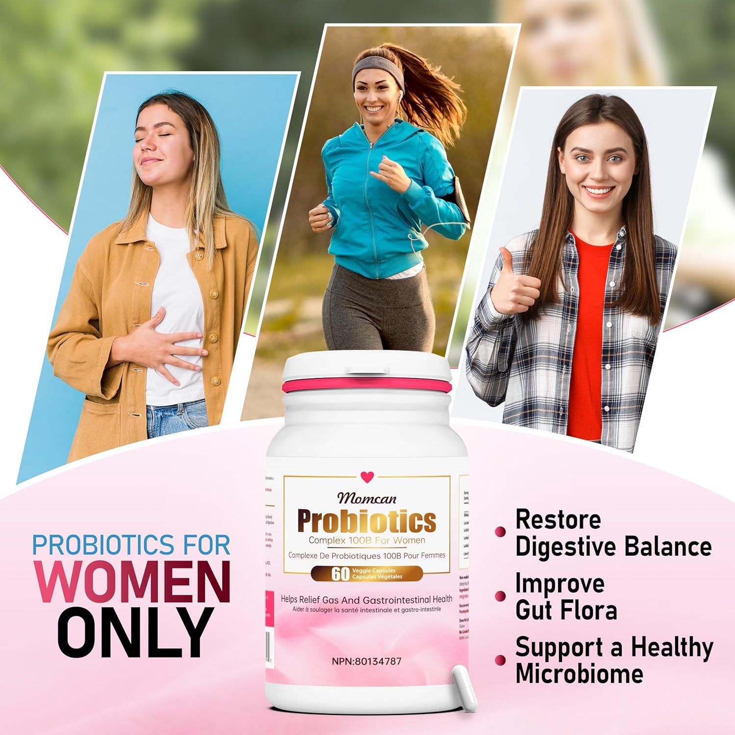 Probiotics 100B CFU | 6 Strains | Gut & Immune Support