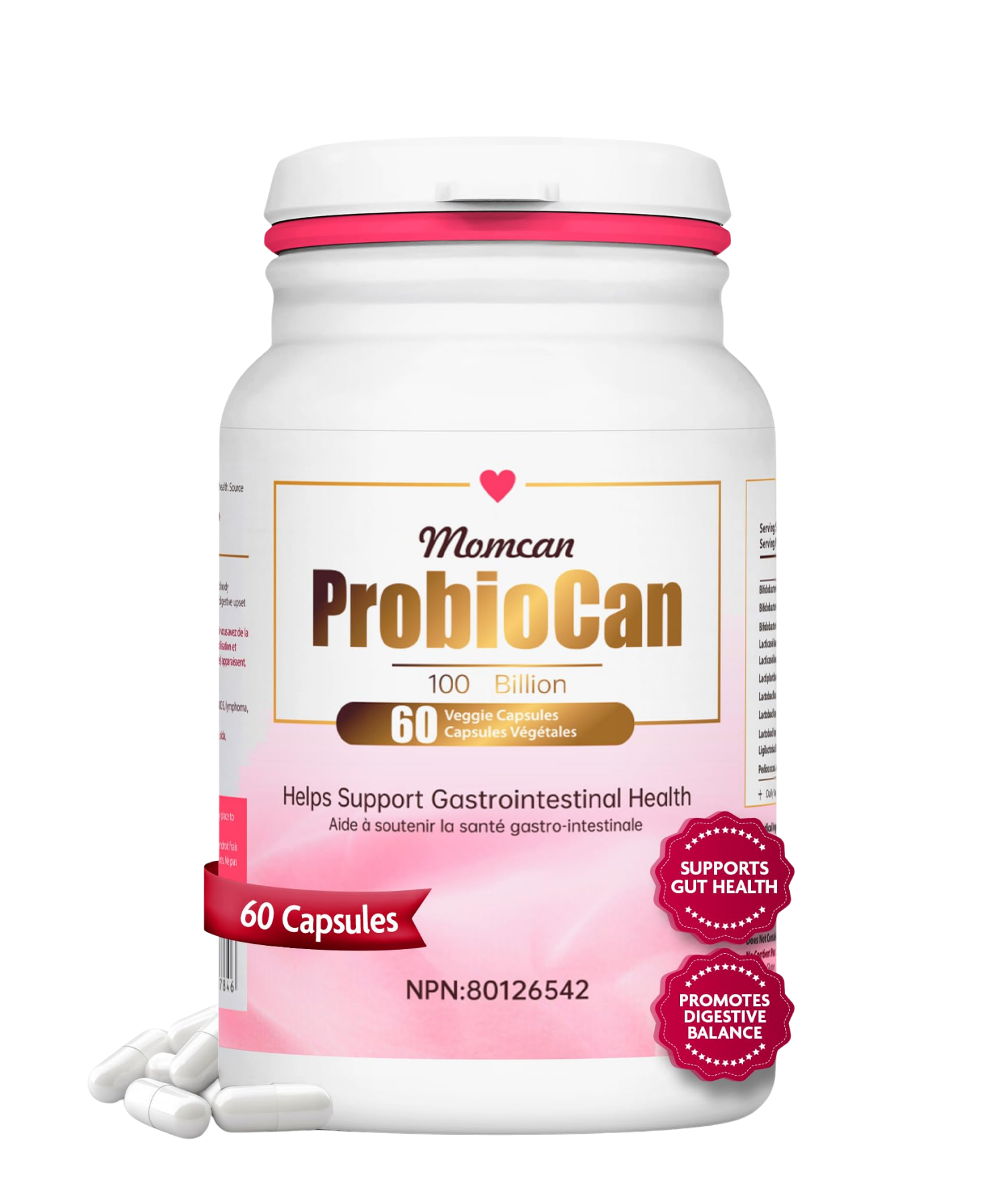 Probiotics 100B CFU | 3 Strains | Gut & Immune Support