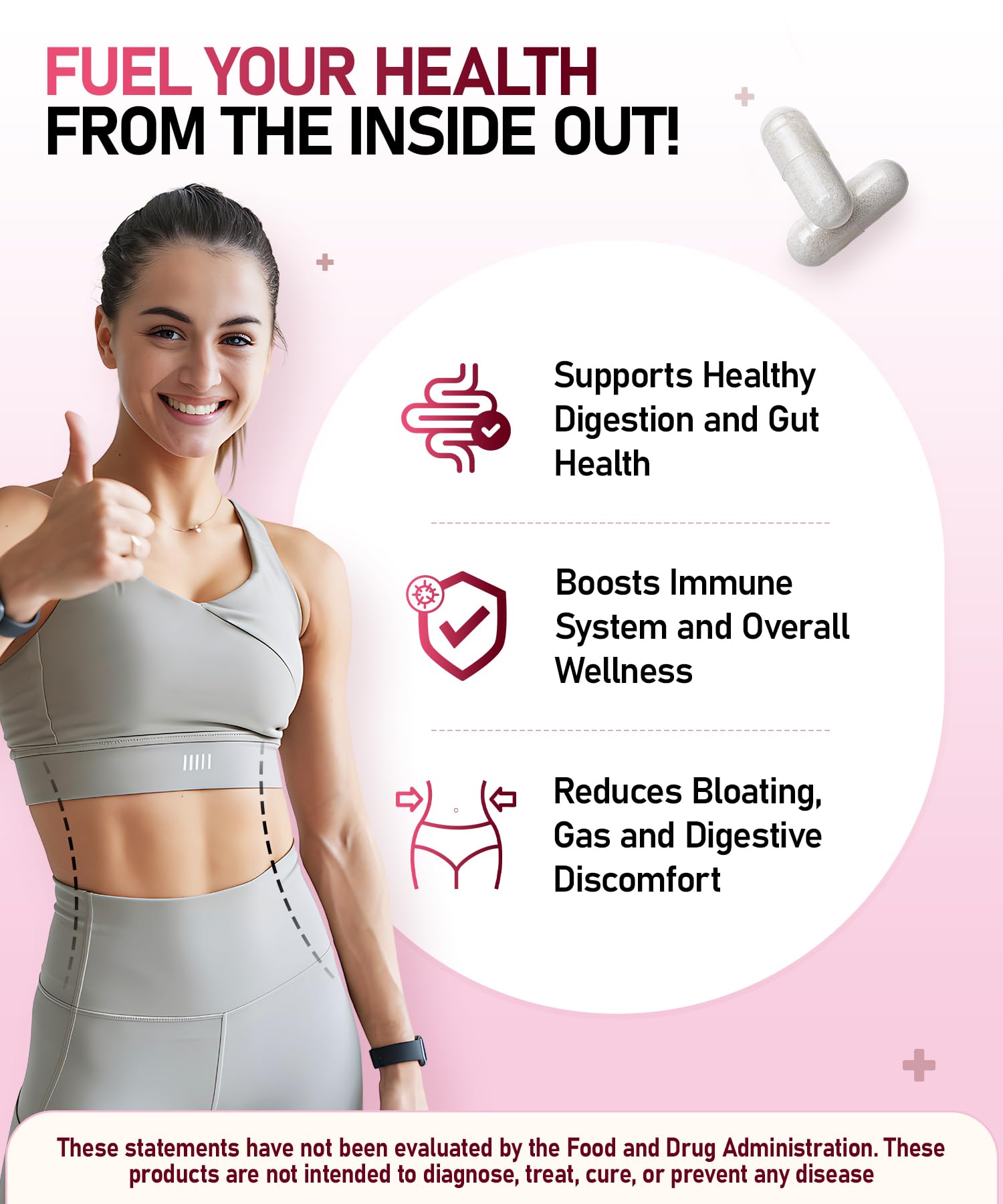 Probiotics 50B CFU | 11 Strains | Gut & Immune Support